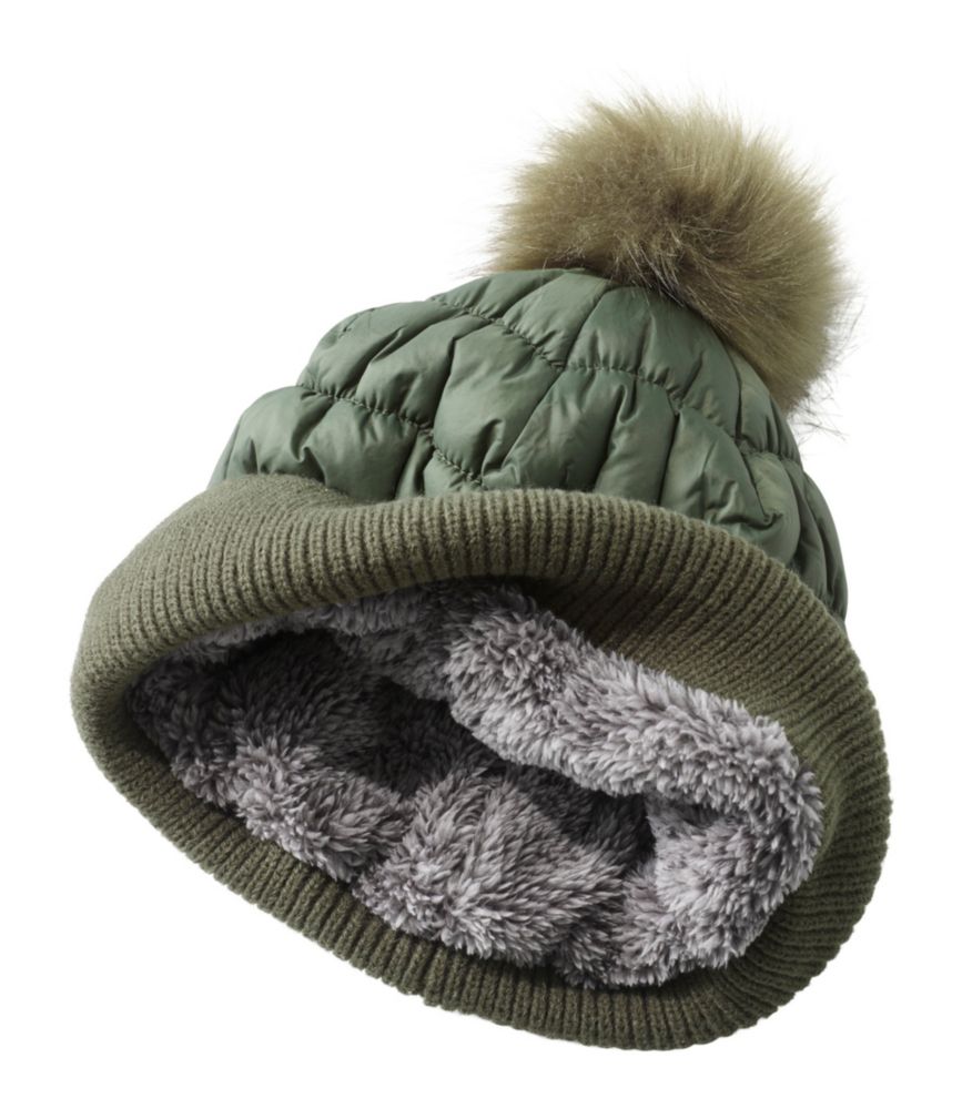 Women's Puffer Pom Hat, , small image number 3