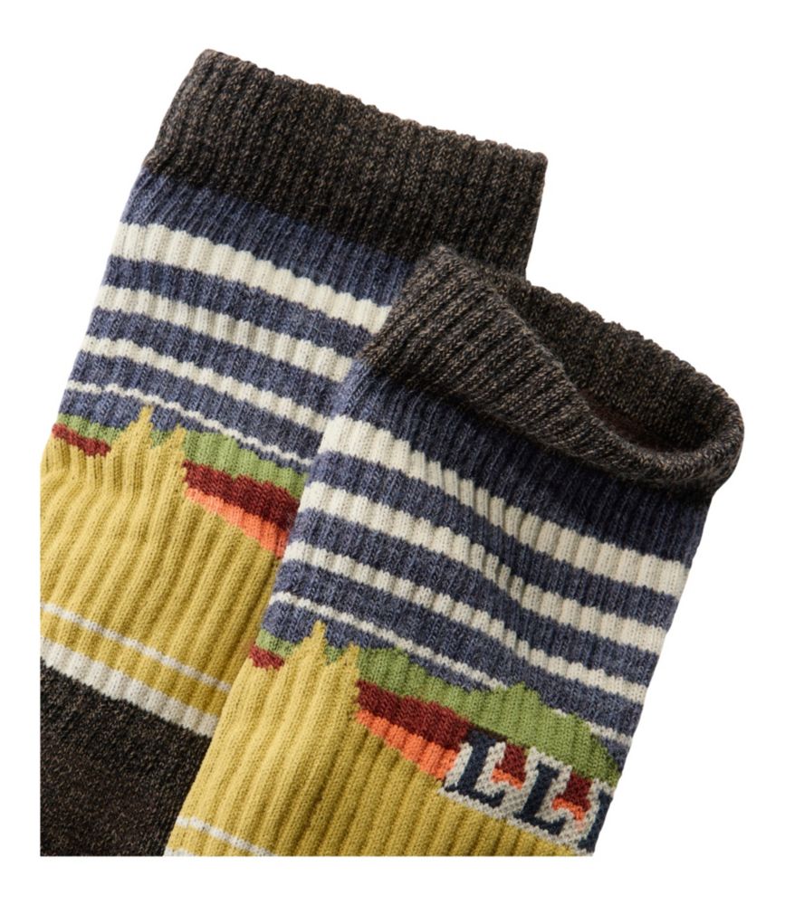 Adults' Katahdin Hiker Socks, Gray Heather/Cadet Blue, small image number 3