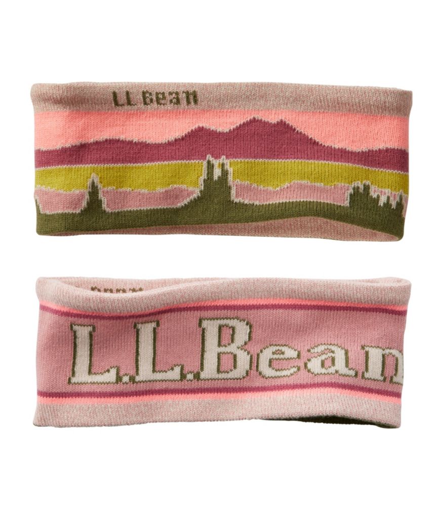 Adults' L.L.Bean Katahdin Reversible Earband, Antique Lilac Snowflake, small image number 4