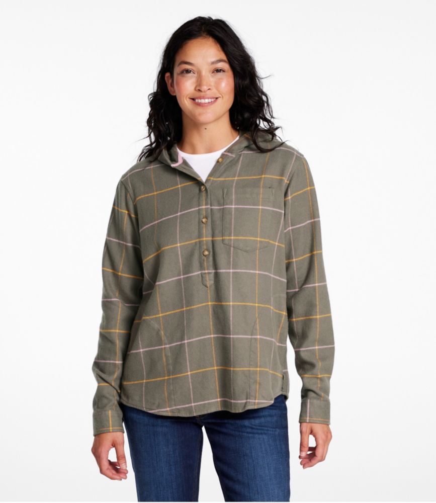 Women's Soft-Brushed Flannel Hoodie