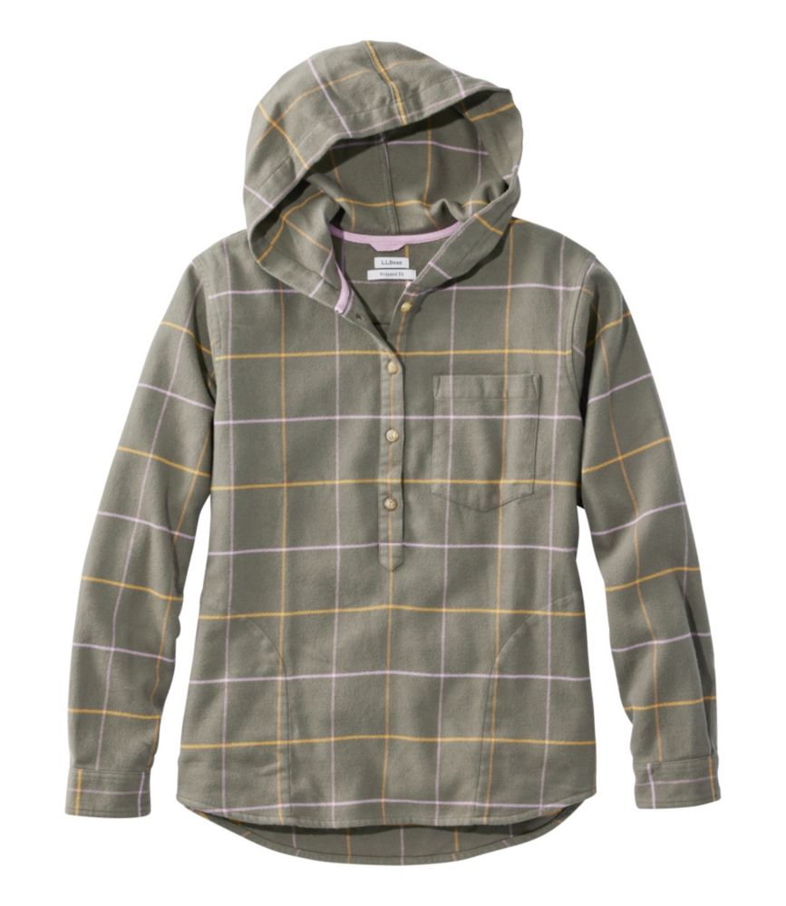 Women's Soft-Brushed Flannel Hoodie