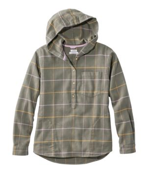 Women's Soft-Brushed Flannel Hoodie