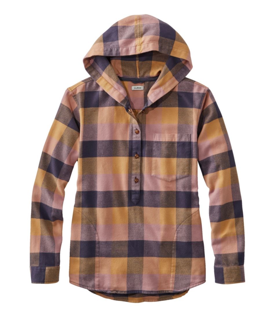 Women's Soft-Brushed Flannel Hoodie