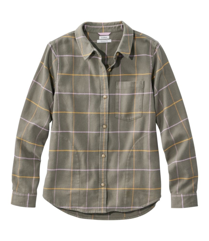 Women's Soft-Brushed Flannel Shirt