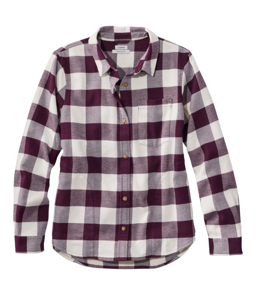 Women's Soft-Brushed Flannel Shirt