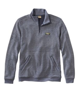 Men's Tumbled Sherpa, Quarter-Zip Pullover