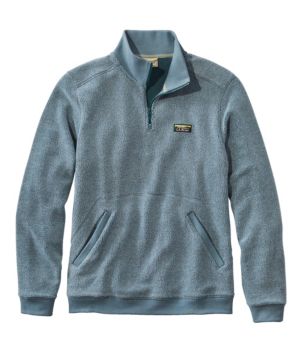 Men's Tumbled Sherpa, Quarter-Zip Pullover