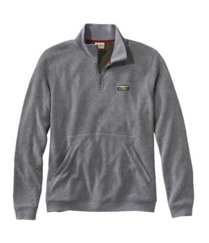 Men's Tumbled Sherpa, Quarter-Zip Pullover