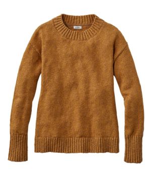 Women's Cotton Ragg Sweater, Crewneck