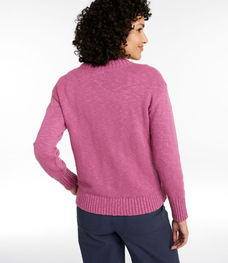 Women's Cotton Ragg Sweater, Crewneck