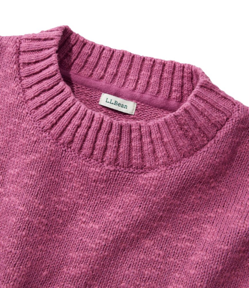 Women's Cotton Ragg Sweater, Crewneck