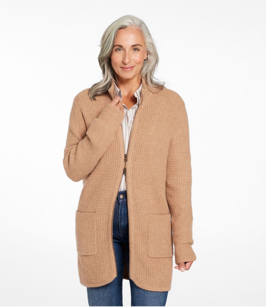 Women's SuperSoft Waffle Sweater, Coatigan