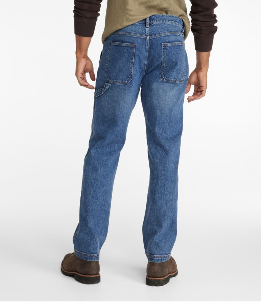 Men's Signature Heritage Utility Denim, Classic Fit, Straight Leg, Antique Medium, small image number 3