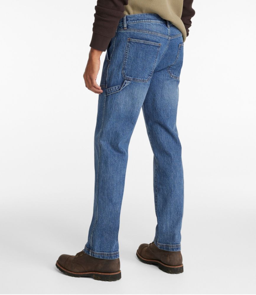 Men's Signature Heritage Utility Denim, Classic Fit, Straight Leg, Antique Medium, small image number 4