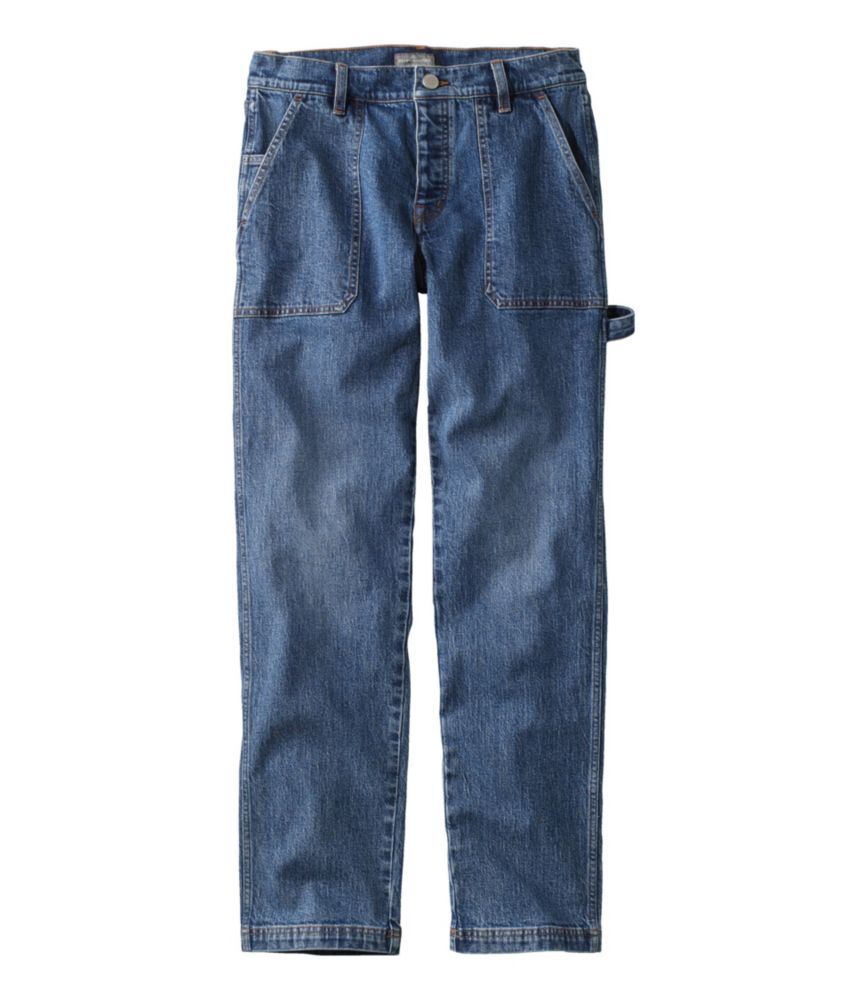 Men's Signature Heritage Utility Denim, Classic Fit, Straight Leg, Antique Medium, small image number 1