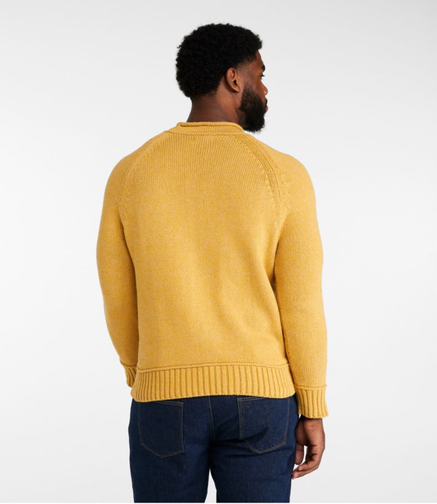 Men's Signature Organic Cotton Rollneck Sweater, Golden Cider, small image number 5
