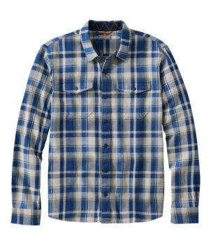 Men's Signature Washed Indigo Shirt, Long-Sleeve