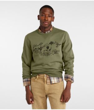 Men's Signature Rugged Crewneck Sweatshirt, Print