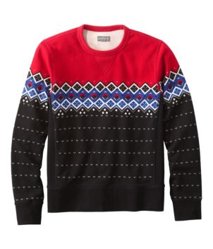 Men's Signature Rugged Crewneck Sweatshirt, Print