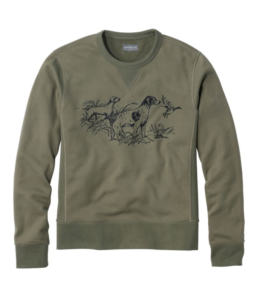 Men's Signature Rugged Crewneck Sweatshirt, Print