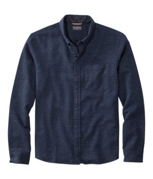 Men's Signature Donegal Woven Shirt, Long-Sleeve