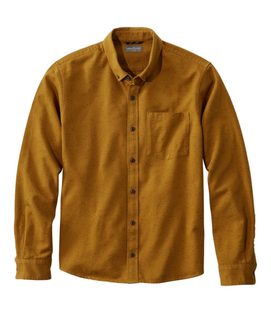 Men's Signature Donegal Woven Shirt, Long-Sleeve