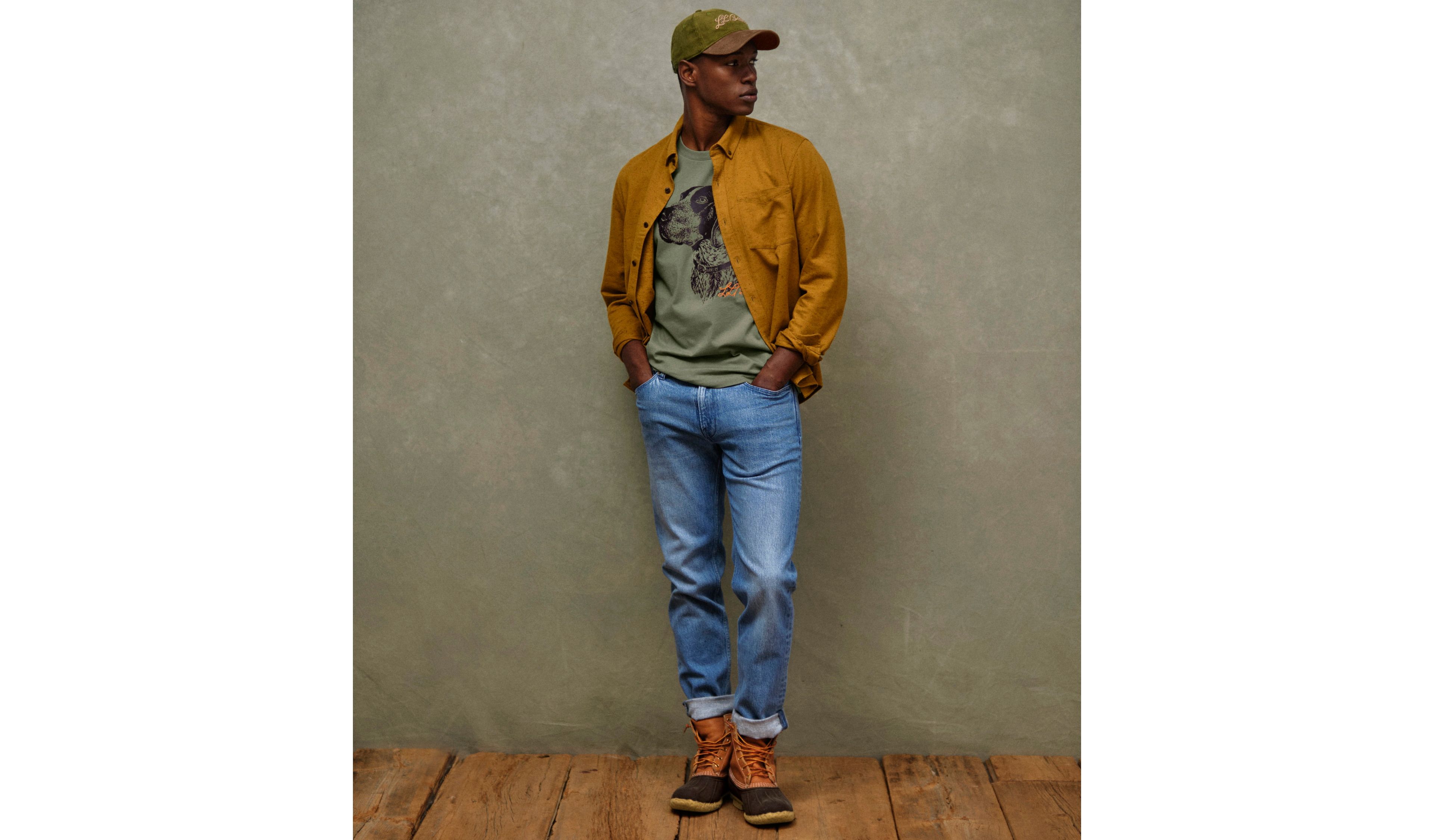 Men's Signature Donegal Woven Shirt, Slim Fit