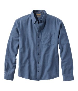 Men's Signature Donegal Woven Shirt, Long-Sleeve