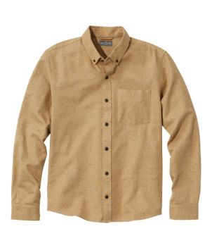 Men's Signature Donegal Woven Shirt, Long-Sleeve