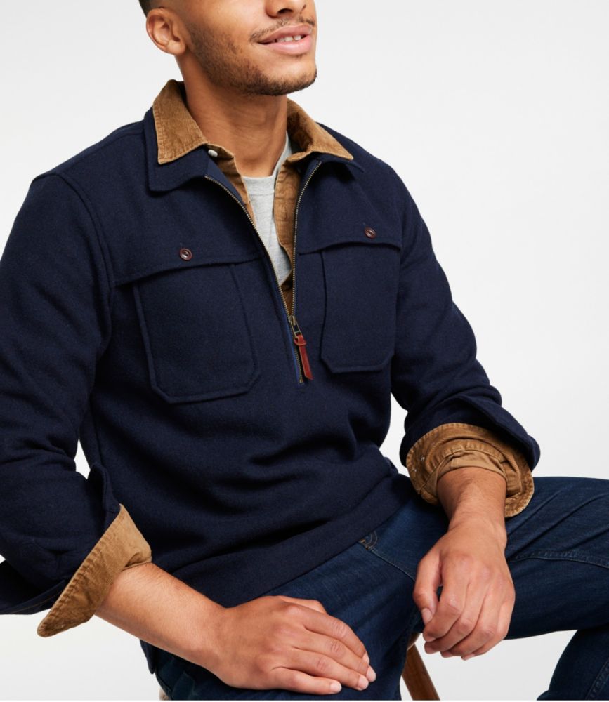 Men's Signature Wool Trapper, Royal Red, small image number 4