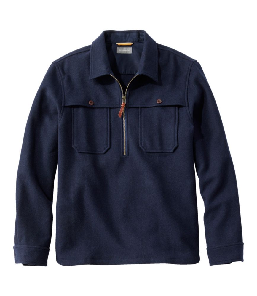 Men's Signature Wool Trapper, Admiral Navy, small image number 1