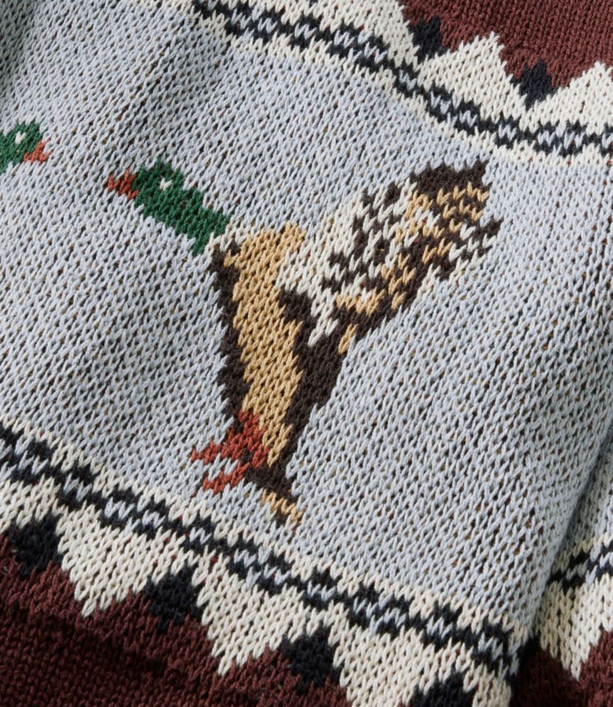 Men's Signature Organic Cotton Rollneck Sweater, Fair Isle