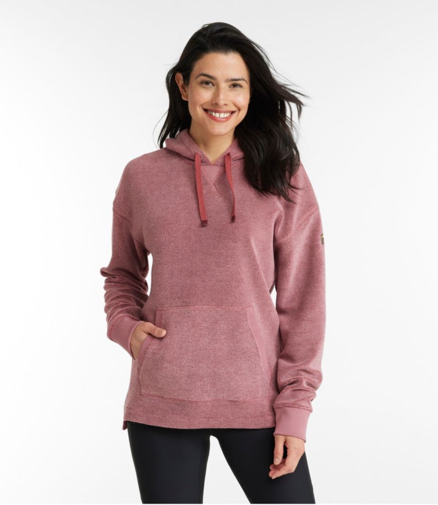 Women's Tumbled Sherpa, Hooded Pullover, , small image number 1