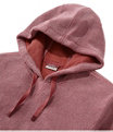 Women's Tumbled Sherpa Fleece, Hooded Pullover, Rosewood, small image number 3