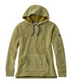 Women's Tumbled Sherpa Fleece, Hooded Pullover, Forest Sage, small image number 0
