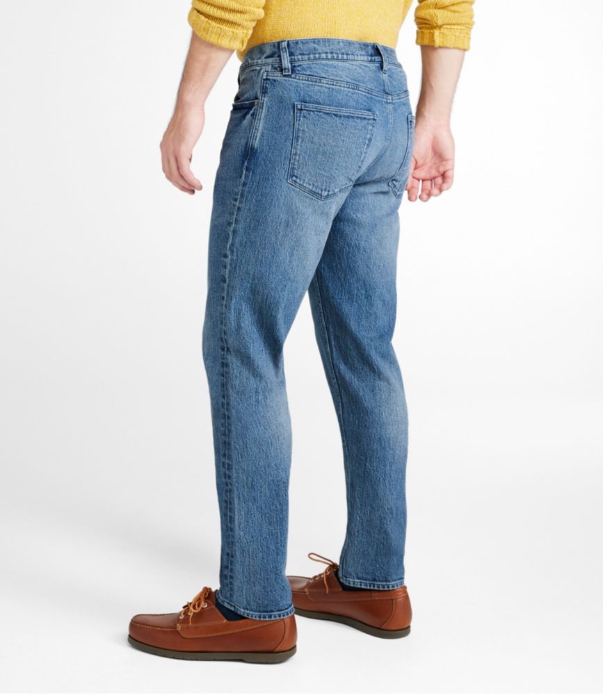 Men's Signature Heritage Denim, Classic Fit, Tapered Leg, Classic Medium, small image number 4