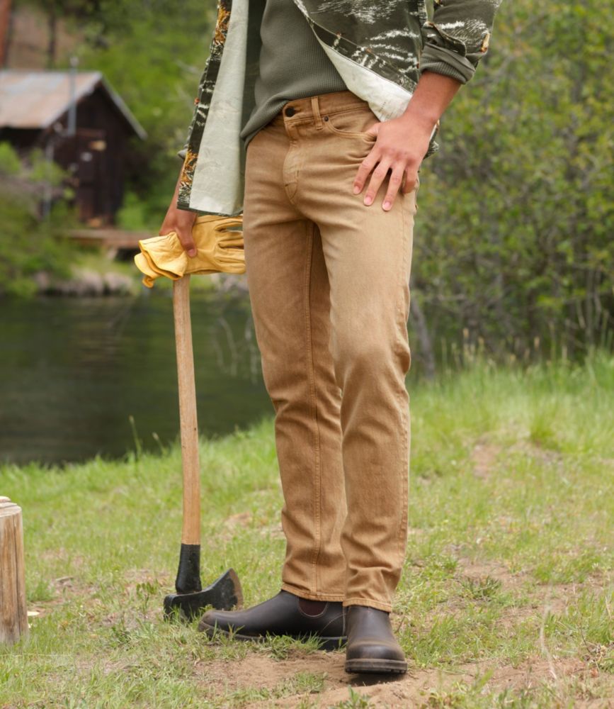 Men's Signature Heritage Denim, Classic Fit, Tapered Leg