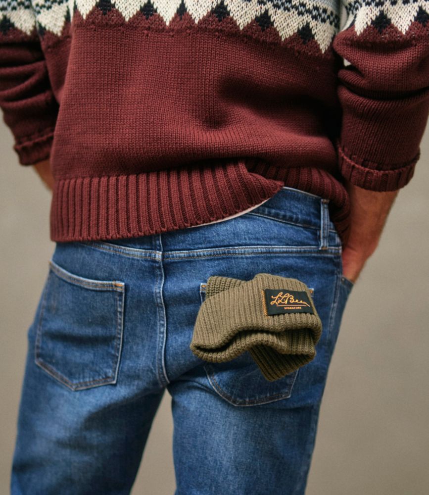 Men's Signature Heritage Denim, Classic Fit, Tapered Leg, Classic Medium, small image number 13