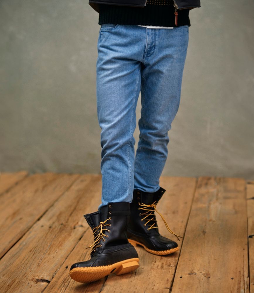 Men's Signature Heritage Denim, Classic Fit, Tapered Leg, Vintage Dark, small image number 15
