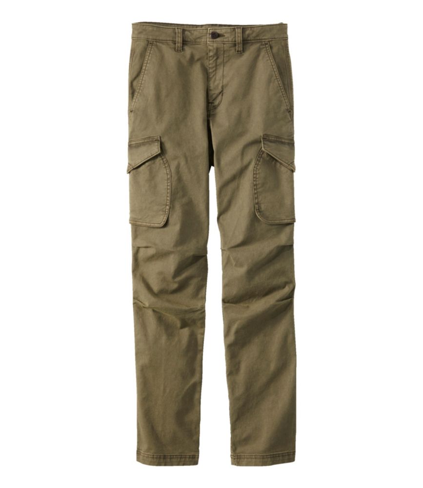 Men's Signature Stretch Cargo Pants, Classic Fit, Straight Leg, Antique Olive, small image number 1