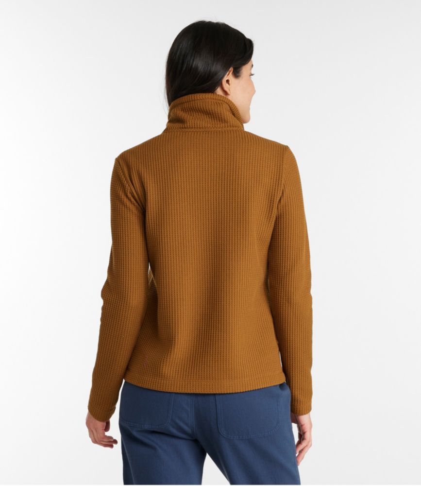 Women's Signature Brushed-Back Waffle Anorak, , small image number 2