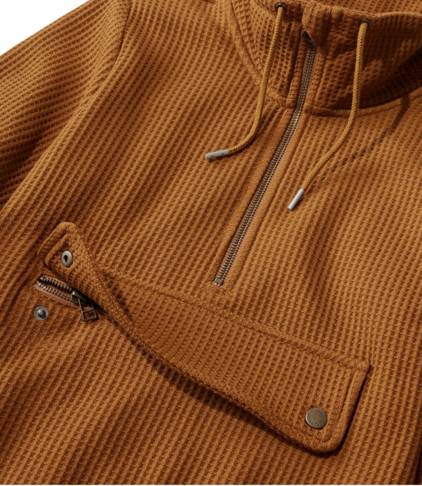 Women's Signature Brushed-Back Waffle Anorak, , small image number 3