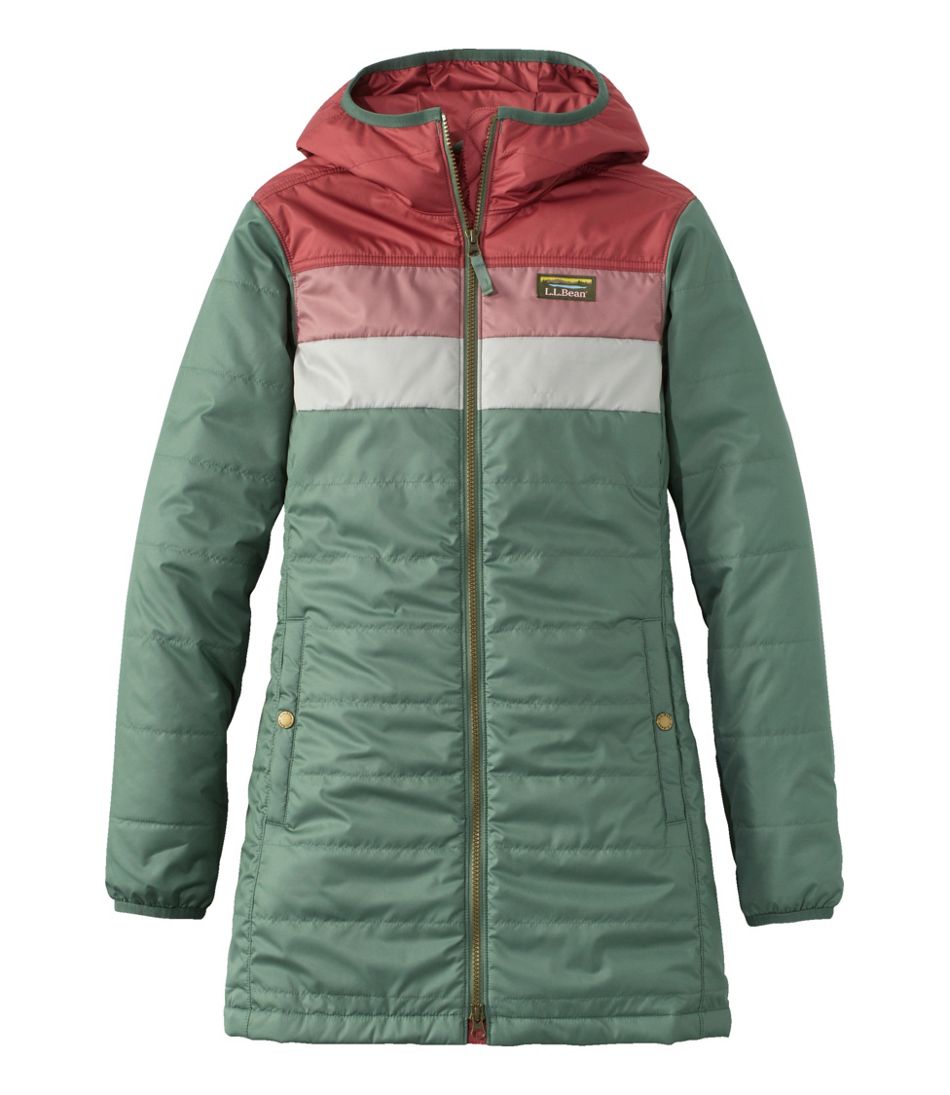 Women's Mountain Classic Puffer Coat, Colorblock | Insulated Jackets at ...