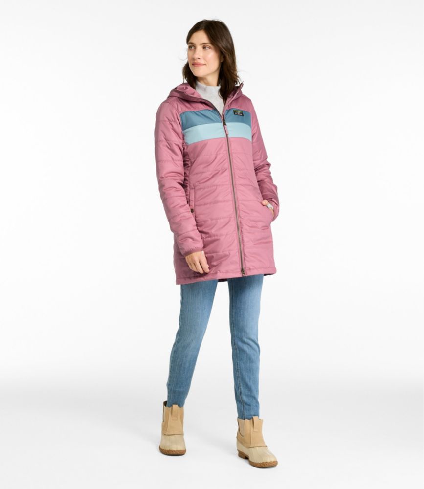 Women's Mountain Classic Puffer Coat, Colorblock