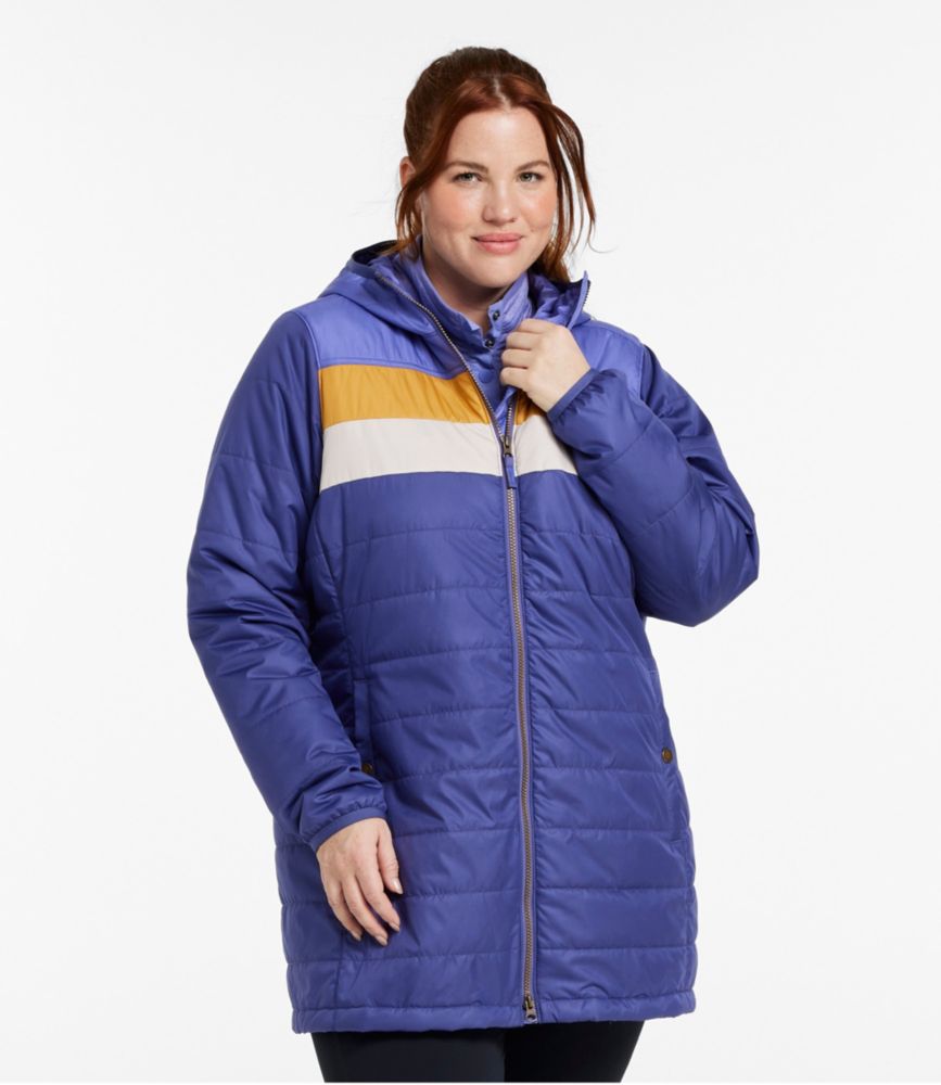 Women's Mountain Classic Puffer Coat, Colorblock