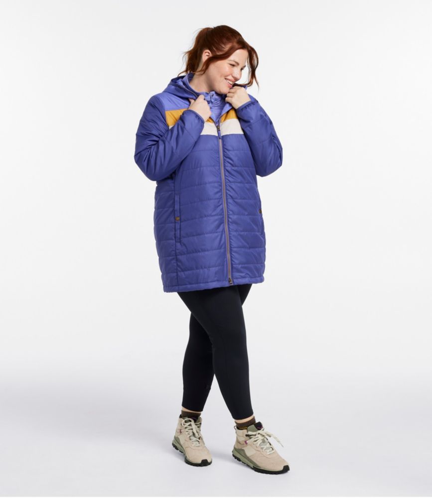 Women's Mountain Classic Puffer Coat, Colorblock