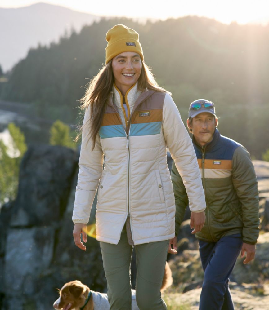 Women's Mountain Classic Puffer Coat, Colorblock