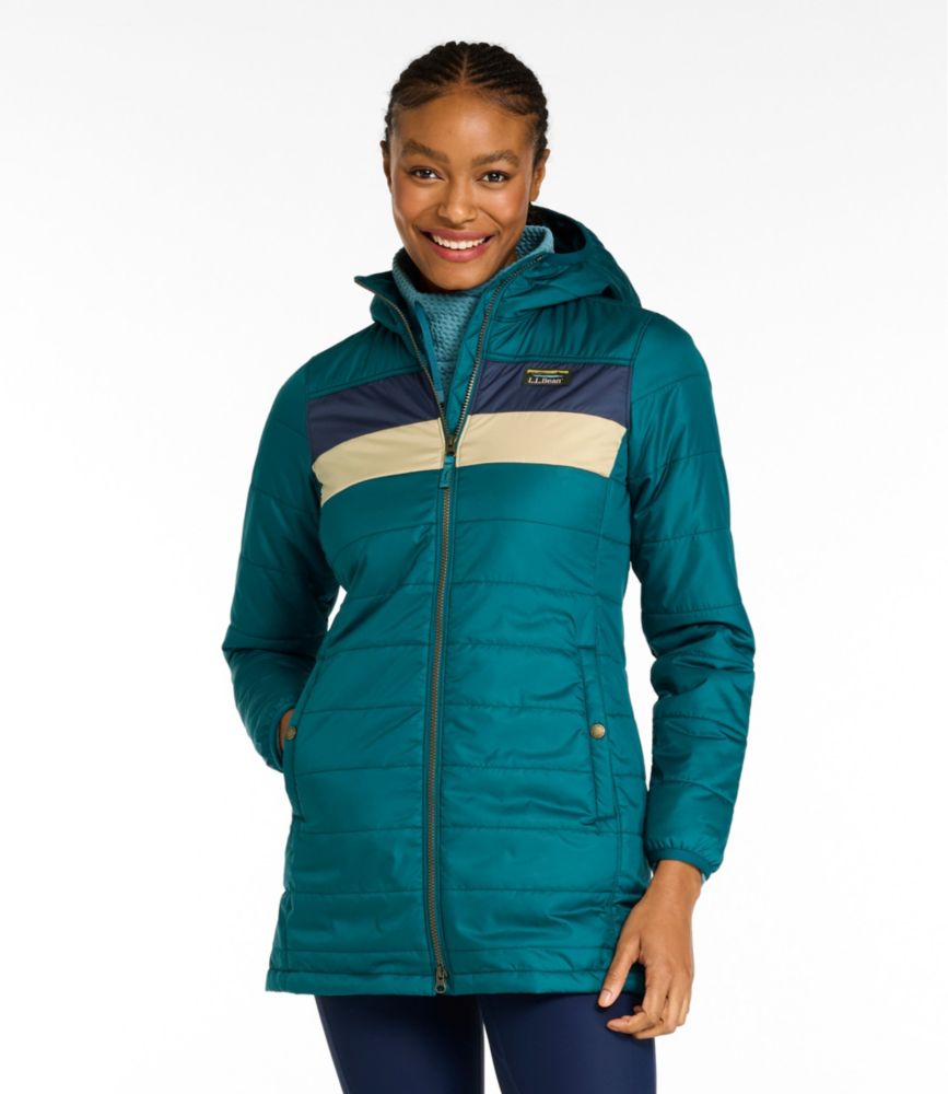 Women's Mountain Classic Puffer Coat, Colorblock