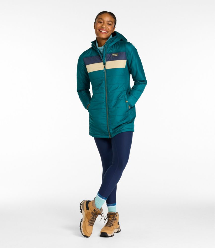 Women's Mountain Classic Puffer Coat, Colorblock