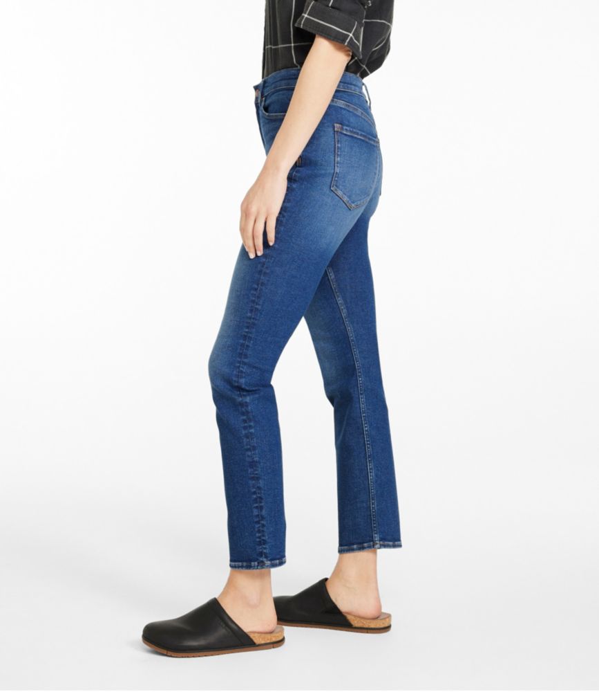 Women's Signature Super Stretch Jeans, High-Rise Skinny-Leg Ankle, Authentic Blue, small image number 4